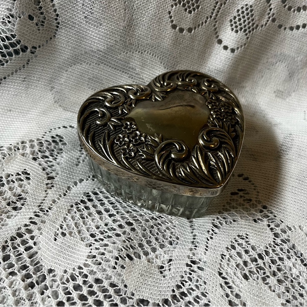 Vintage Heart Shaped Box